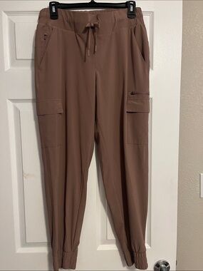 all in motion Mauve Brown Cargo Joggers
